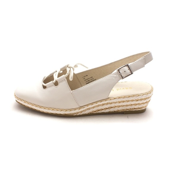 David Tate white leather Gilly - Picture 1 of 7